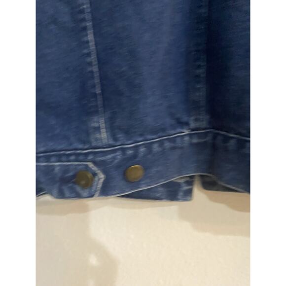Sergio Valente Denim Button Jacket Womens Size Medium Y2K - Picture 10 of 10